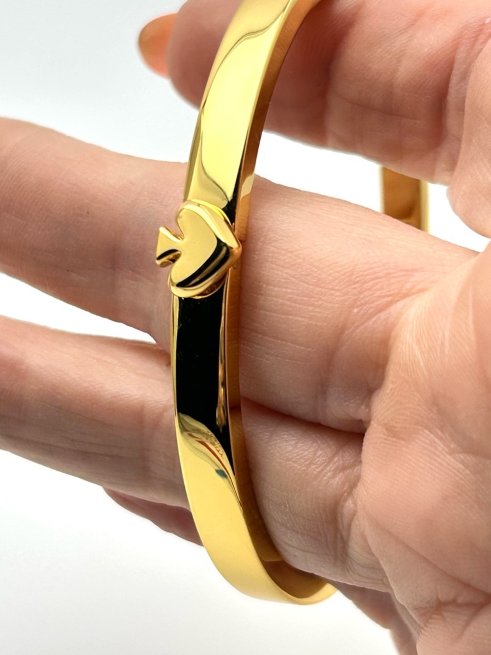 Kate Spade Heritage Gold Hinged Bangle - Picture 4 of 4
